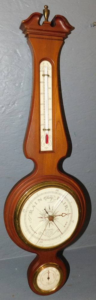 Cherry Barometer by Airquide, (Glass As Is) (1 of 3)