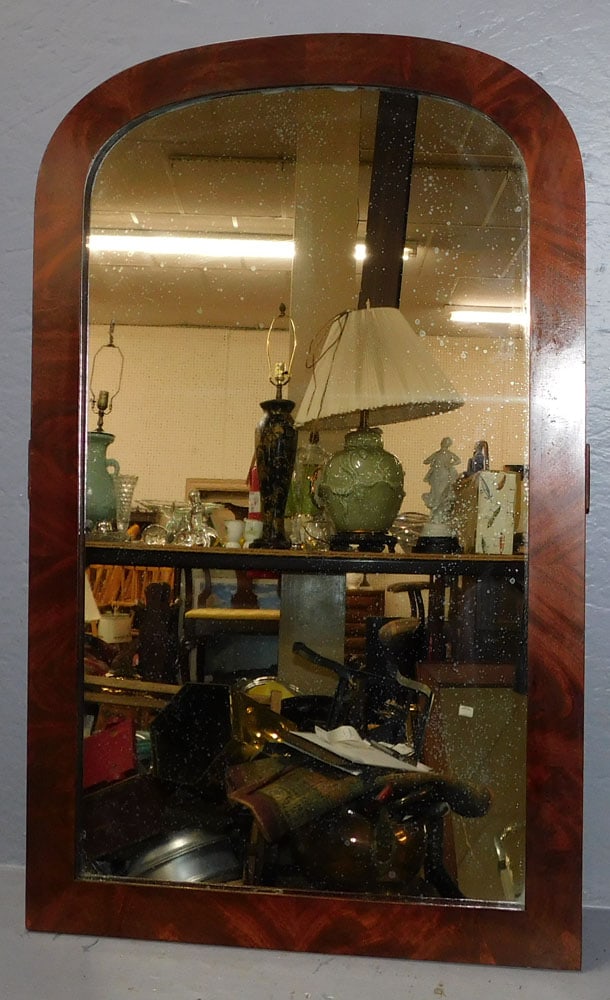 Mahogany Framed Mirror & Walnut Framed Mirror (1 of 4)