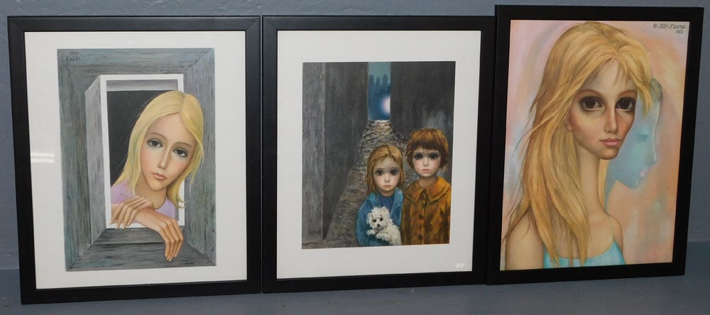 3 Margaret Keane 'Big Eyes' Prints (1 of 5)