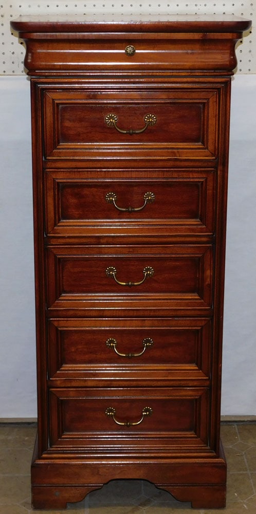 Cherry 6 Drawer Lingerie Chest (1 of 8)