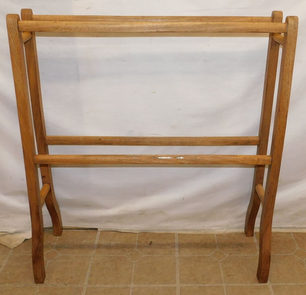 Mahogany Towel Rack (1 of 3)