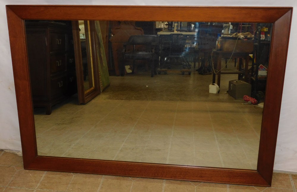 Mahogany Framed Mirror (1 of 4)