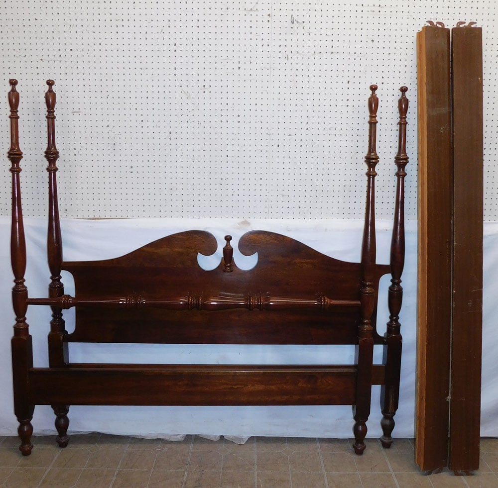 Cherry 4 Post Bed with Rails (1 of 3)