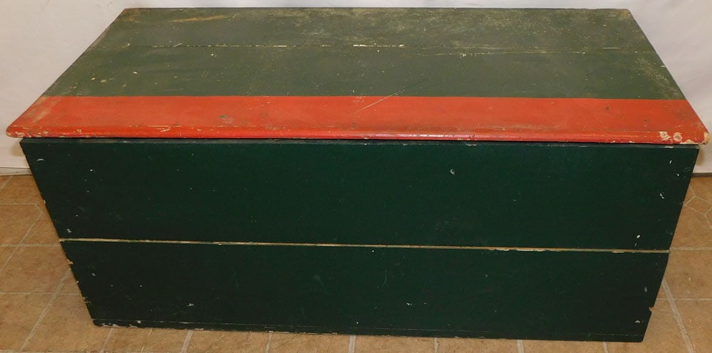 Antique Painted Blanket Chest (1 of 5)