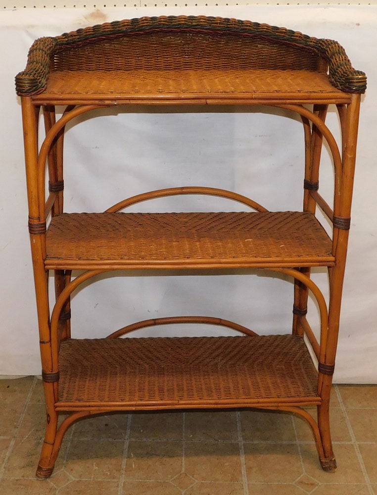 Wicker 3 Tier Shelf (1 of 5)