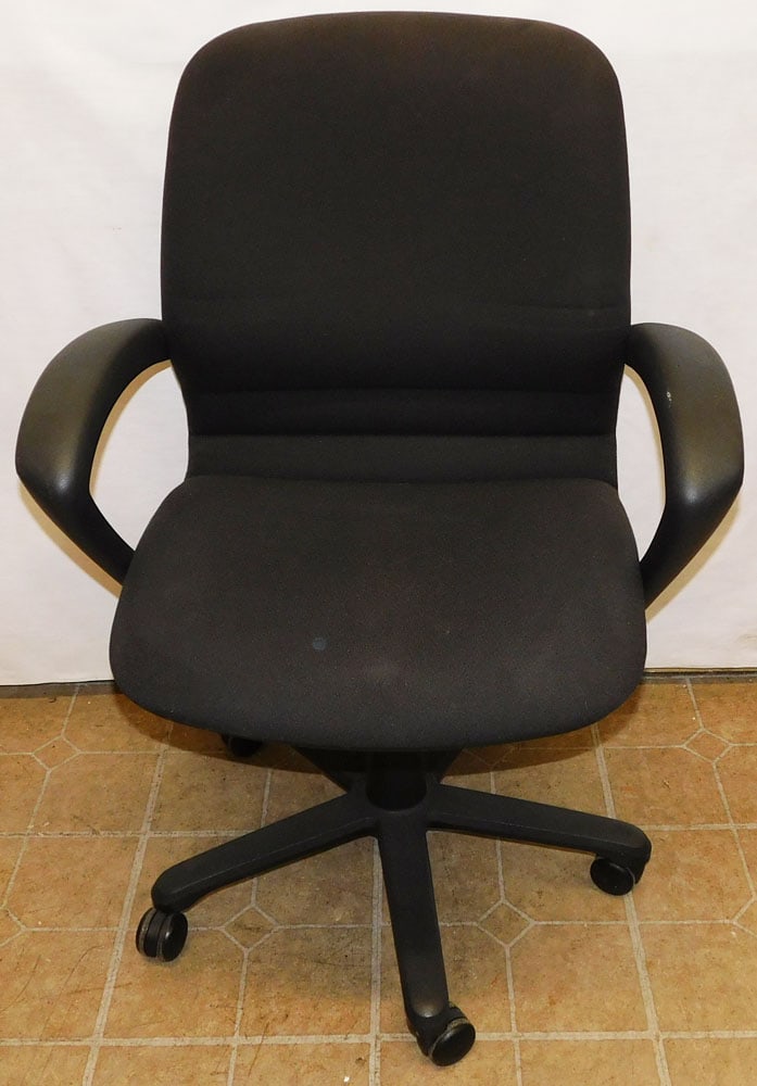 Desk Chair: Desk Chair. 37 3/4" H ALL DESCRIPTIONS AND ANY CONDITION STATEMENT GIVEN BY LANGSTON AUCTION GALLERY ARE STRICTLY OPINIONS AND LANGSTON'S SHALL HAVE NO RESPONSIBILITY FOR ERRORS OR OMISSIONS. THE ABSE