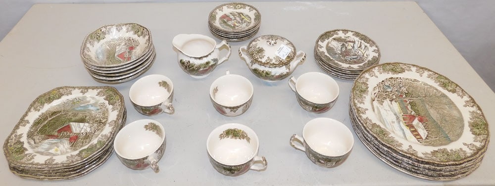 38 Pieces of Johnson Brothers China, (The Friendly Village) (1 of 5)