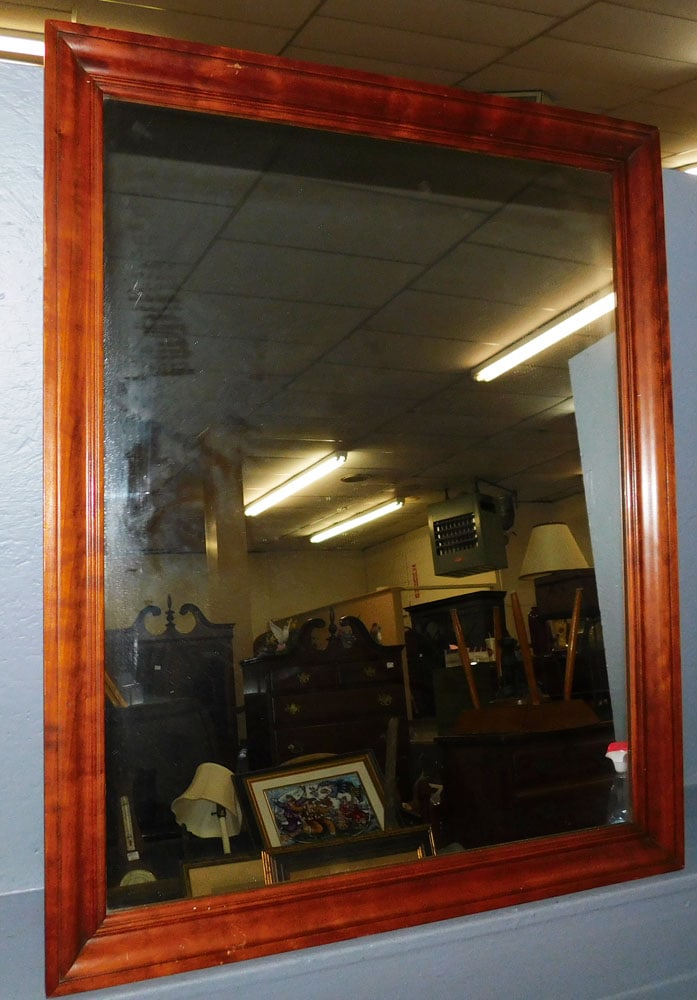 Cherry Framed Mirror (1 of 2)