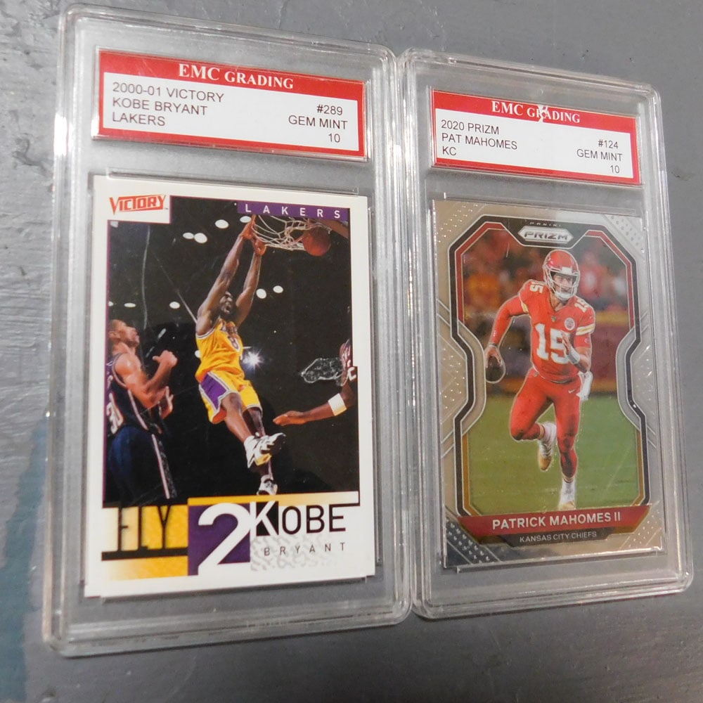 Kobe Bryant & Pat Mahomes Graded Cards (1 of 5)