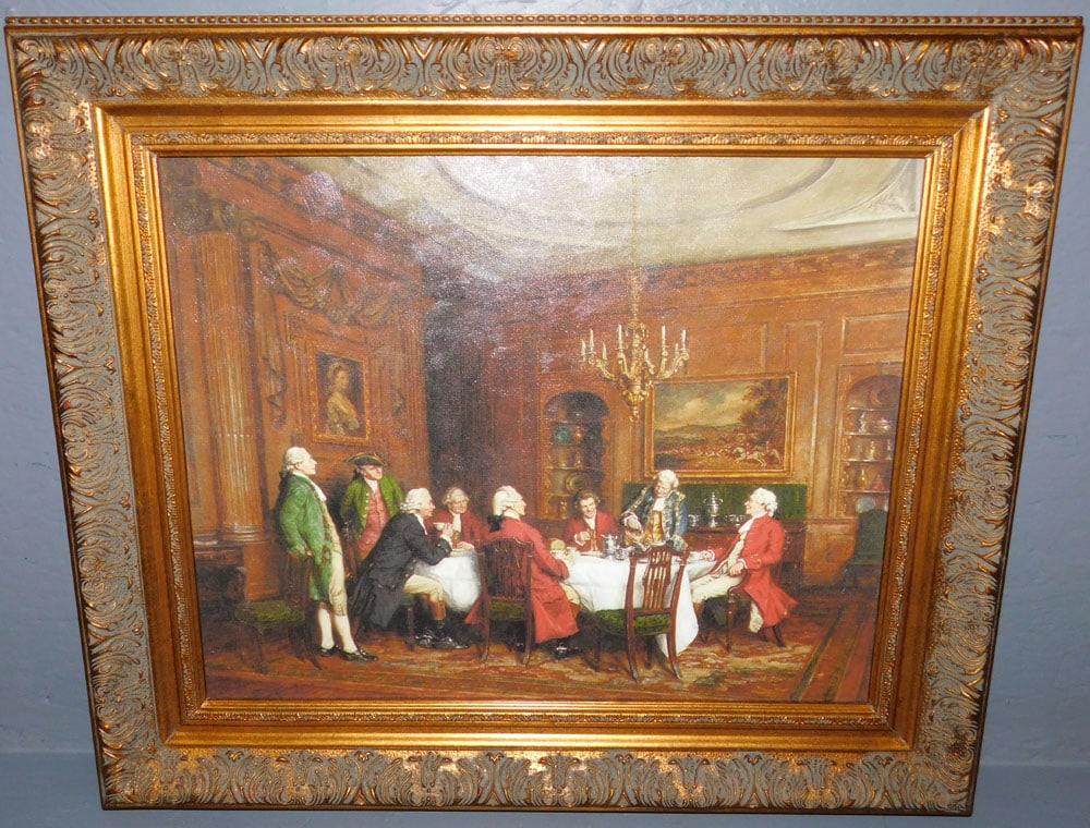 Ornate Gilded Framed Print On Canvas (1 of 3)