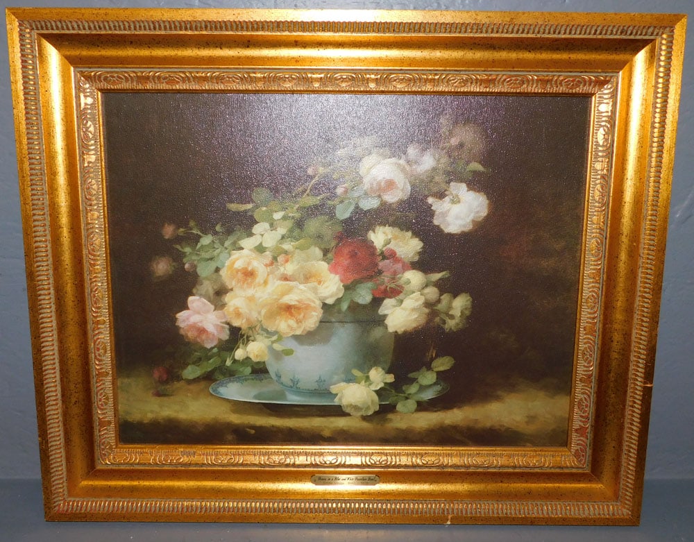 Gilded Framed Print On Canvas (1 of 4)