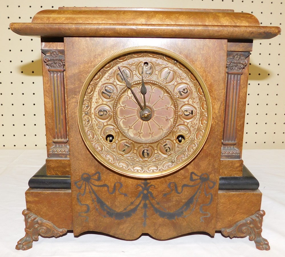 Painted Shelf Clock (1 of 4)