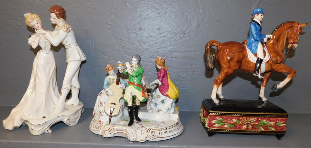 Three Porcelain Figurines - Fitz & Floyd (1 of 7)