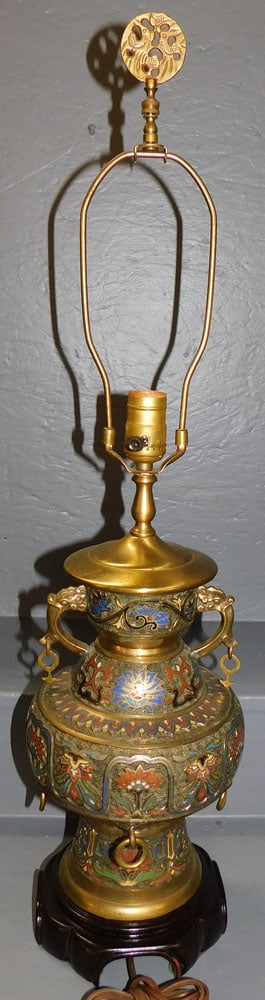 Champleve Urn Lamp (1 of 4)
