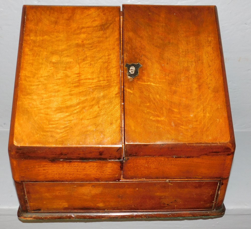 19th C Walnut Desk Organizer (1 of 7)
