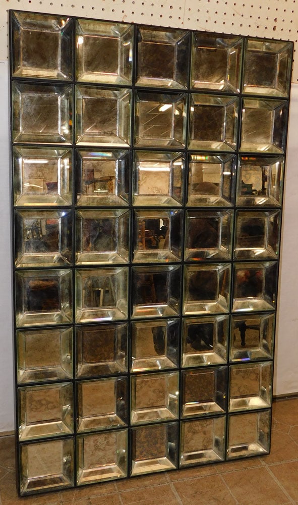 Mid Century Modern Cubicle Mirror (1 of 4)