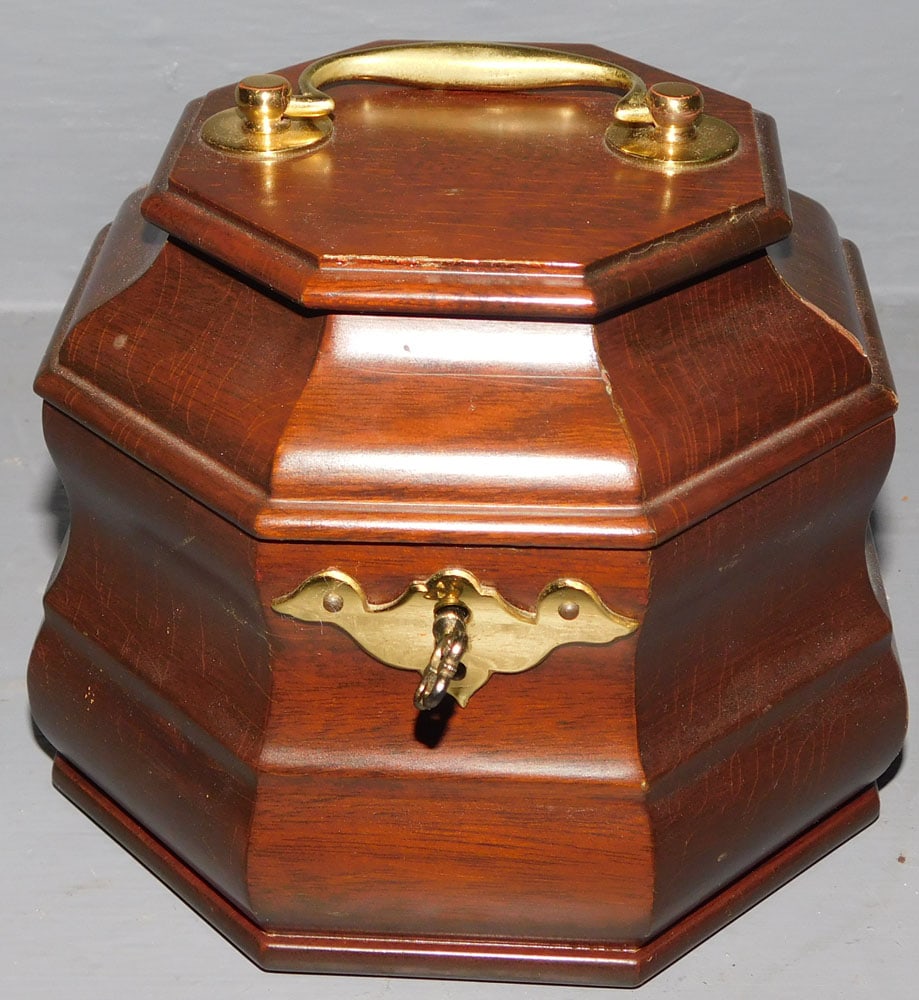 Mahogany Tea Caddy By Colonial Williamsburg (1 of 4)