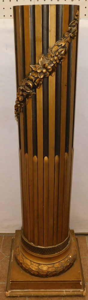 Paint Decorated Fluted Column (1 of 3)