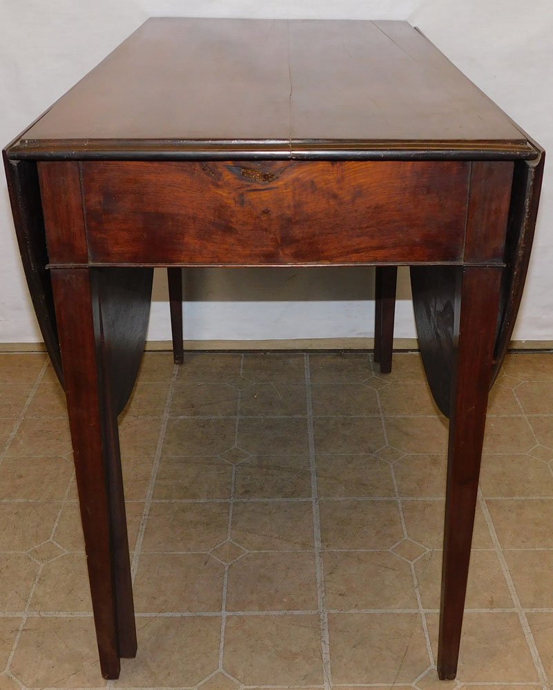 Walnut Drop Leaf Dining Table (1 of 4)