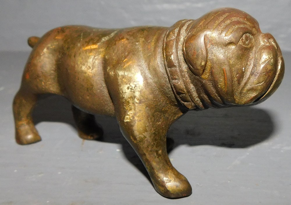 Antique Cast Iron Bulldog (1 of 5)