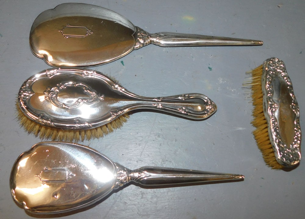 4 Pc Sterling Dresser Items (1 of 2)