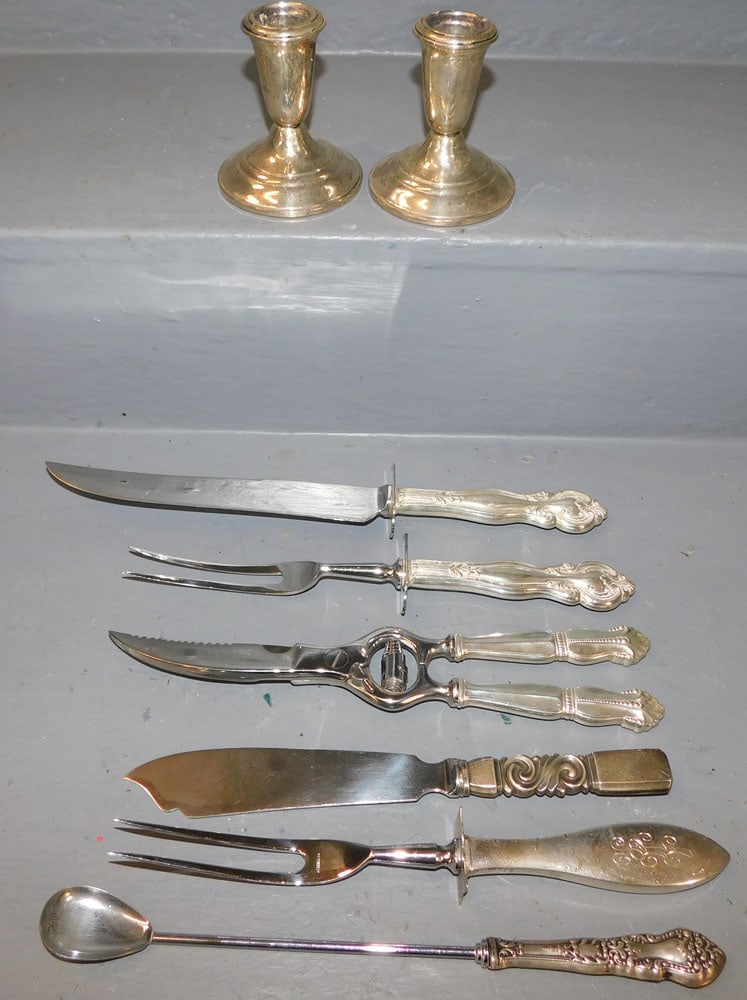 Lot Sterling Weighted Items (1 of 6)