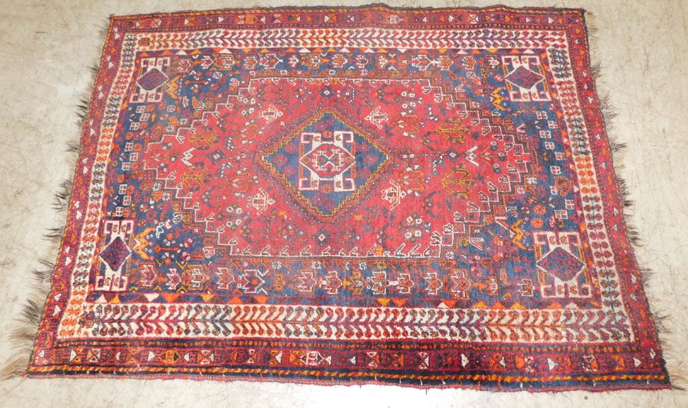 4' 3" X 5' 9" Hand Made Oriental Rug (1 of 4)