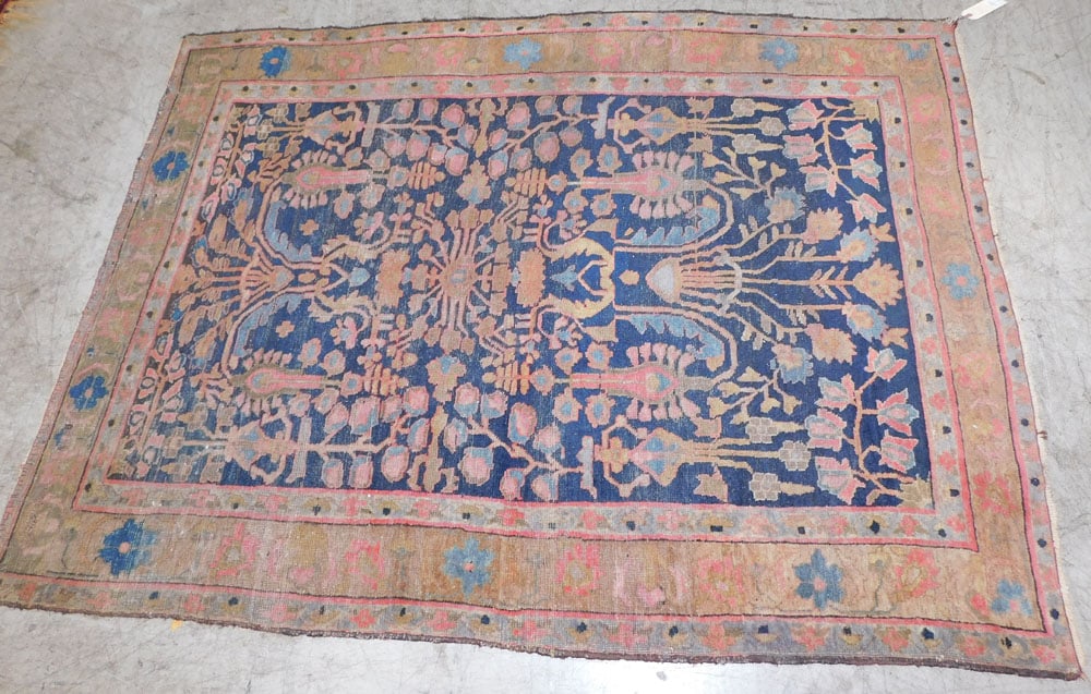 6' 4" X 4' 7" Antique Hand Made Rug (1 of 4)