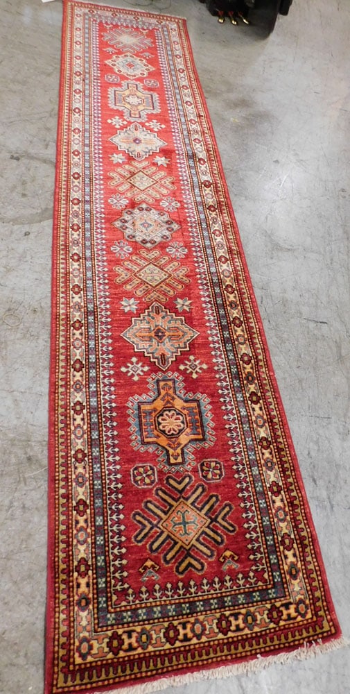 2' 4" X 10' 8" Hand Made Oriental Runner (1 of 4)