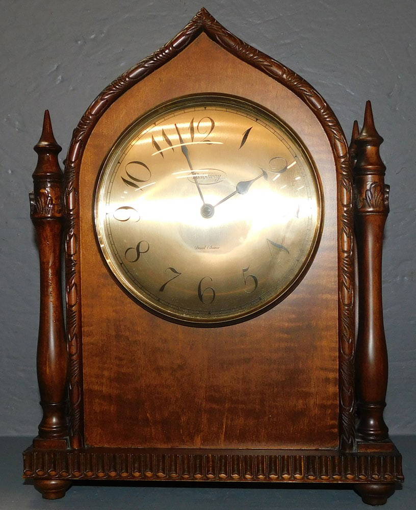 Decorative Shelf Clock By Ridgeway Auction
