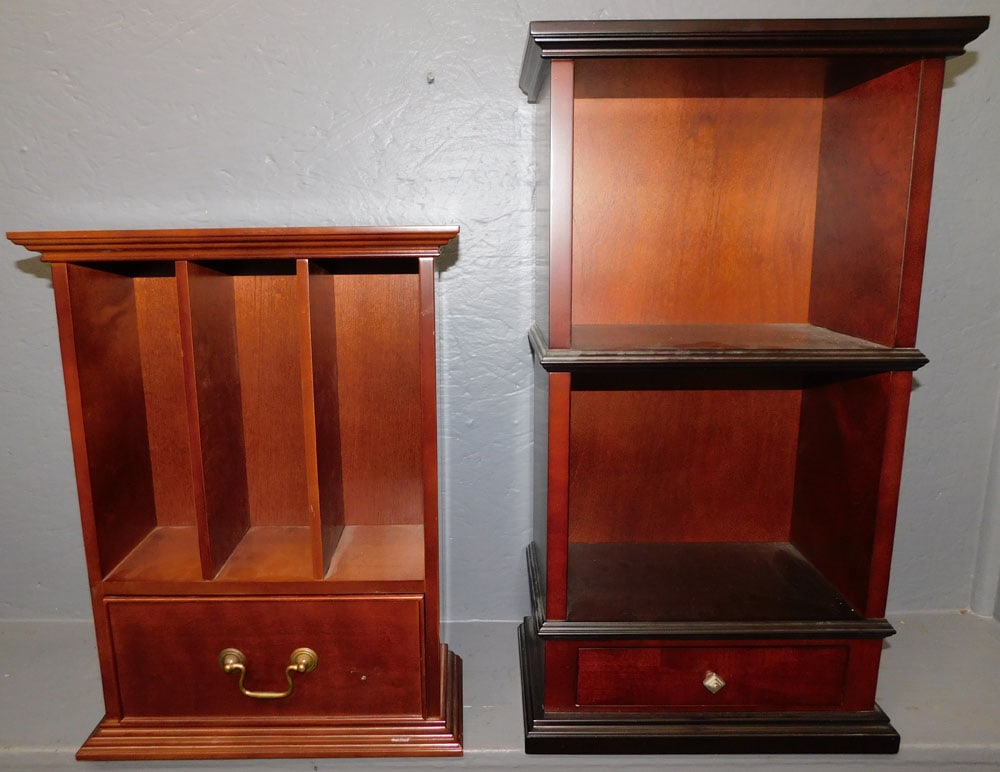 Two Cherry Cabinets With Drawers (1 of 4)