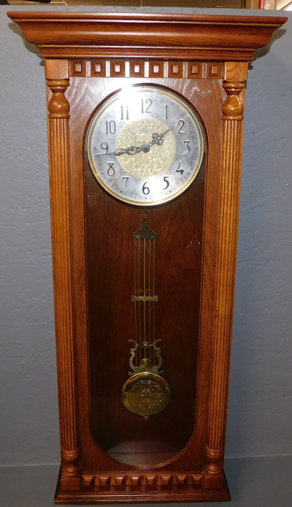 Mahogany Wall Clock ( Battery Operated ) (1 of 7)