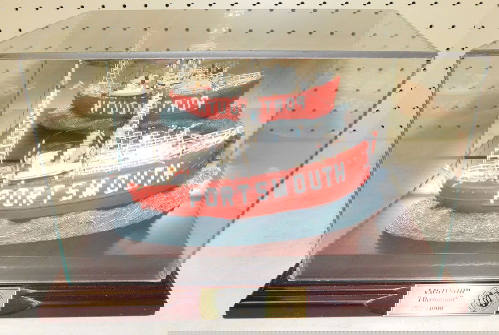 Ships Model In Case (1 of 4)