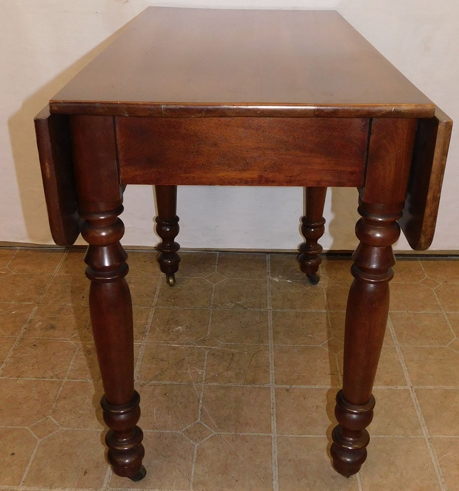 Antique Walnut Drop Leaf Table (1 of 2)