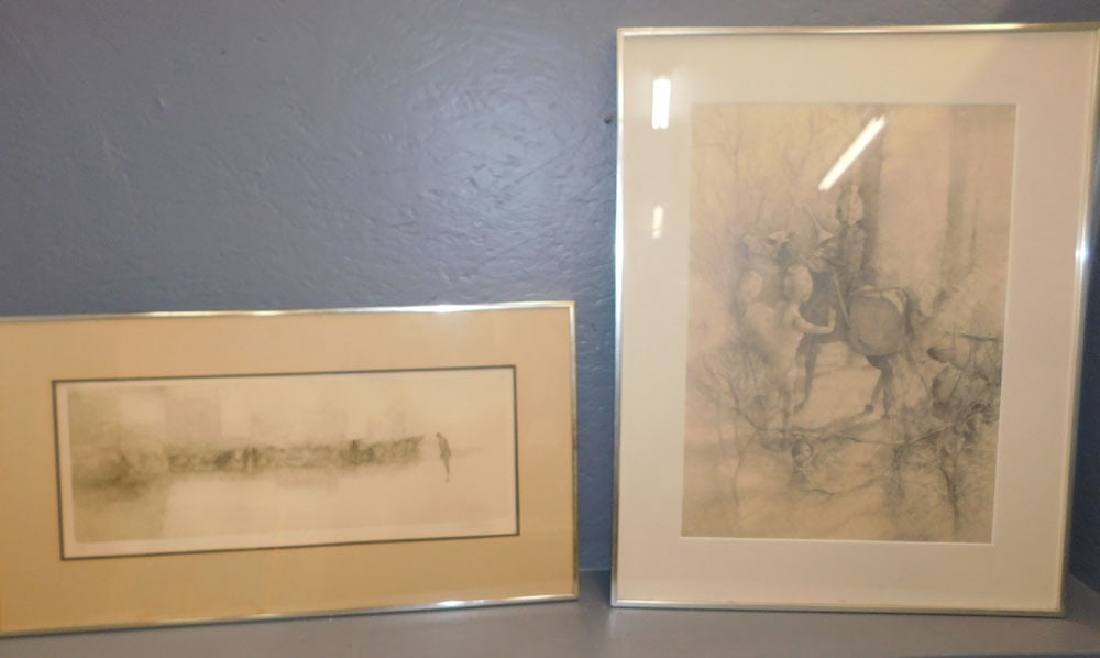 Two Framed Drawings (1 of 8)