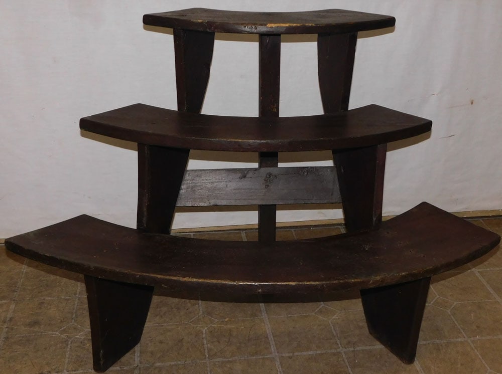 Antique Painted Wood Steps (1 of 3)