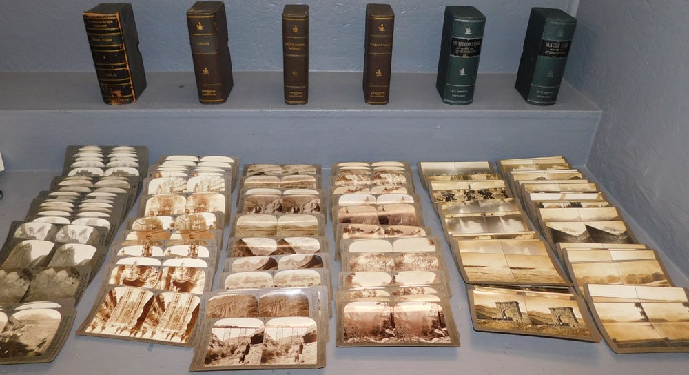 Lot Utah Parks, Grand Canyon, Belgium, & Yosemite Valley Stereoscope Cards (1 of 7)