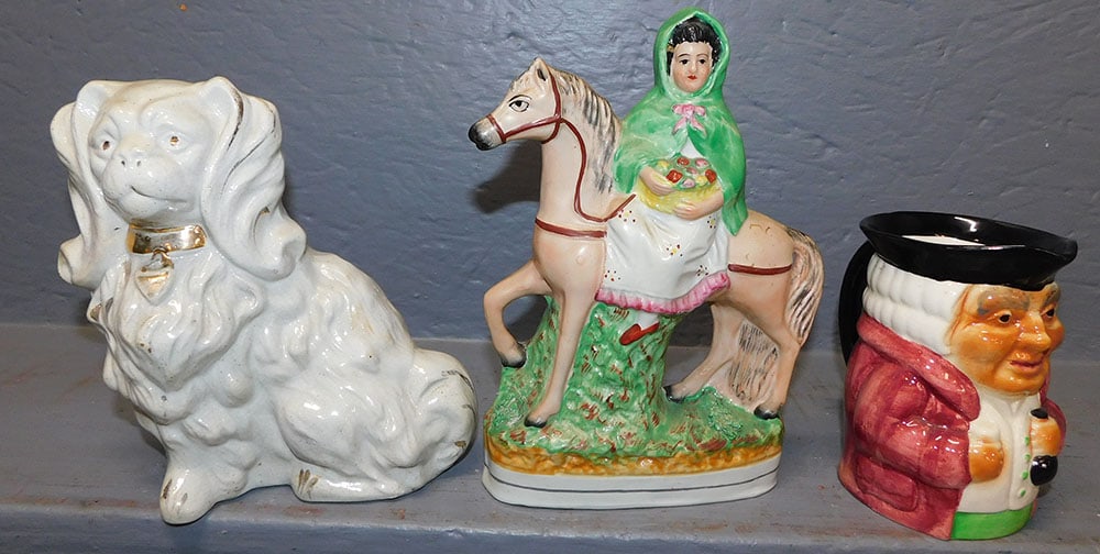 Lot Three Staffordshire Porcelain Items (1 of 3)