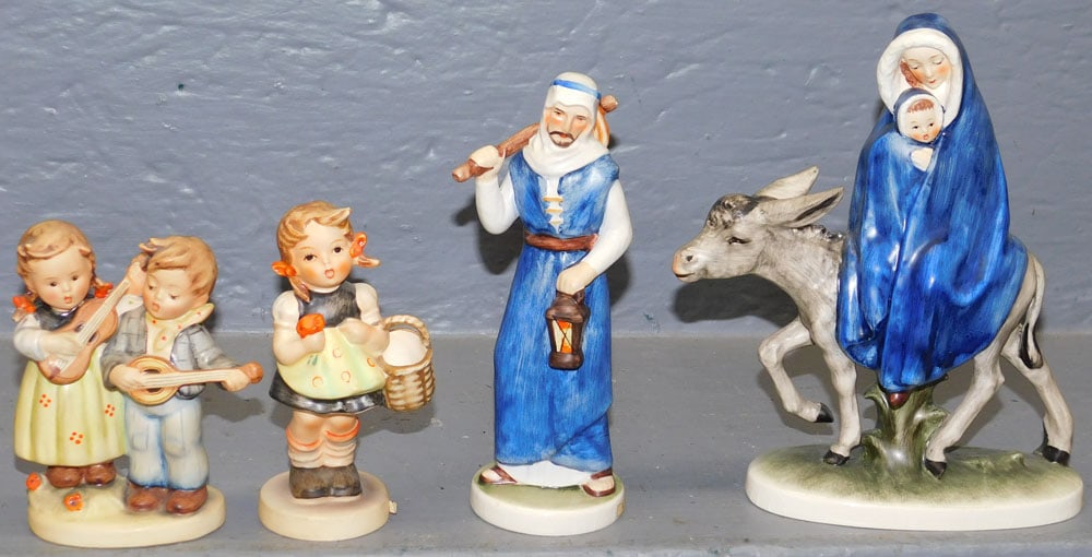 Lot Four Goebel Figurines, (2 Hummels) (1 of 5)