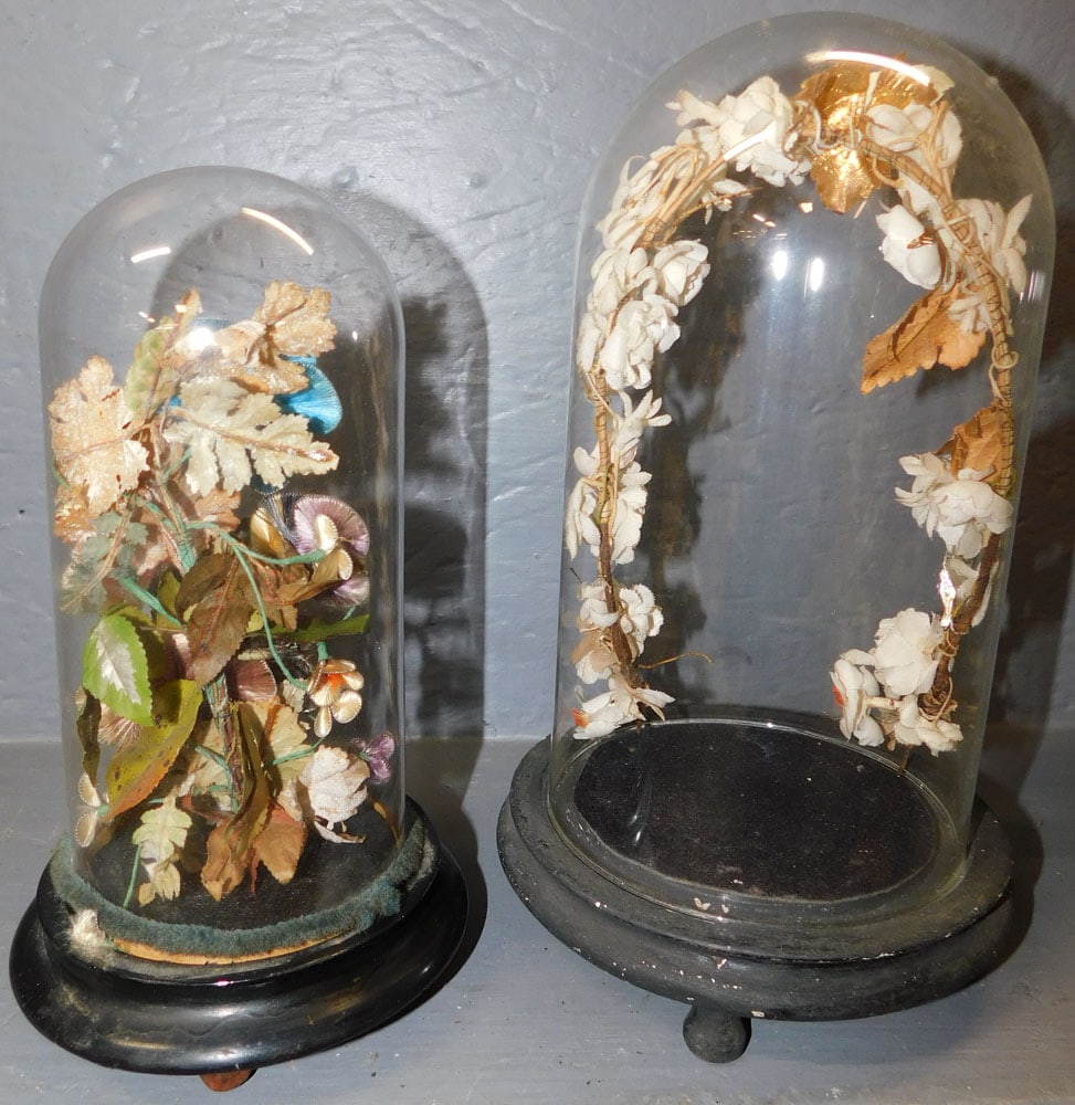 2 Victorian Glass Wedding Domes (1 of 1)