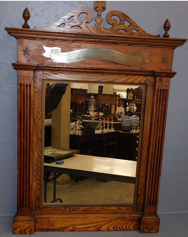 Oak Framed Mirror  (1 of 3)