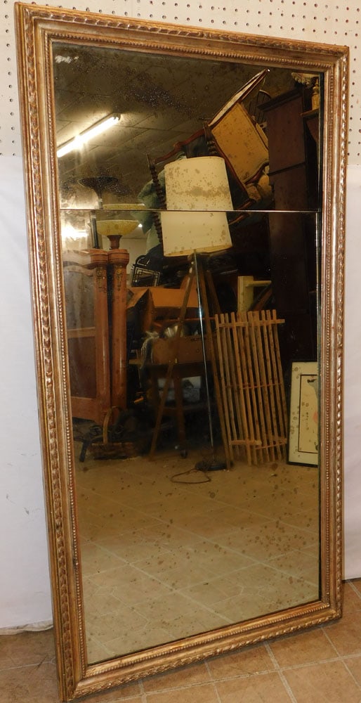 Antique Gilded Frame Mirror  (1 of 4)