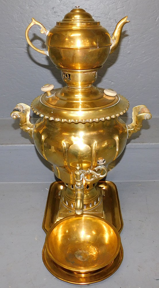 Antique Brass Samovar  (1 of 4)