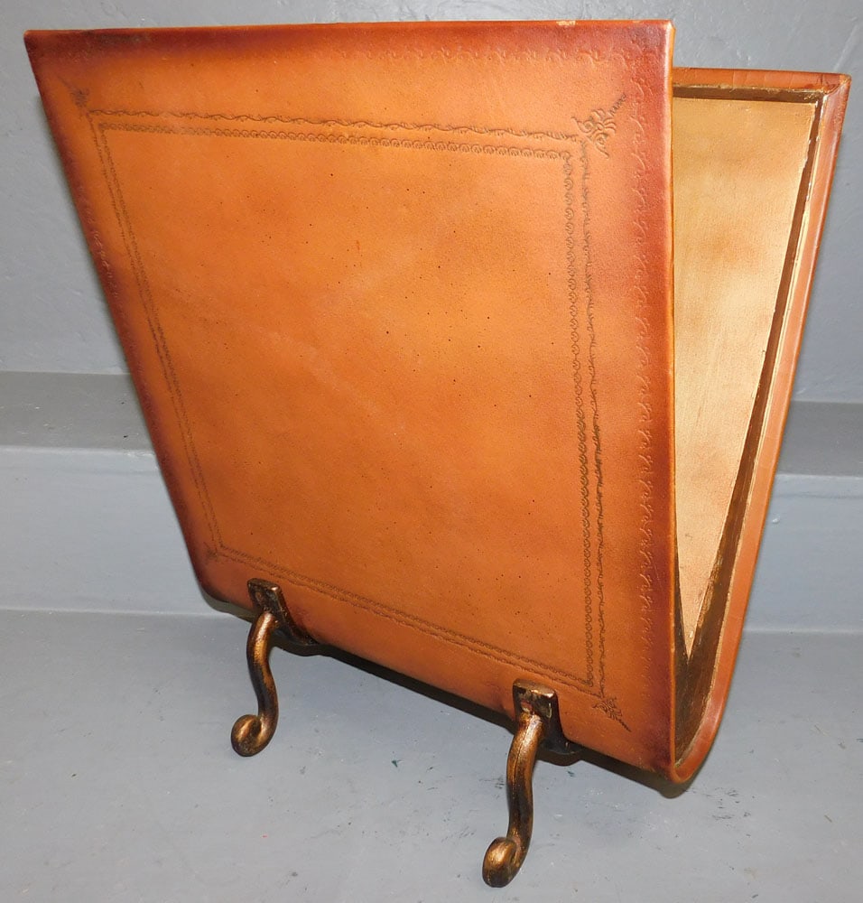 Painted Faux Book Magazine Stand  (1 of 4)