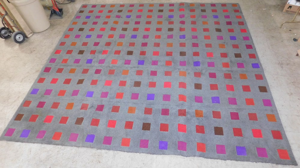 11' 11" x 11' 3" Mid Century Modern Carpet (1 of 9)
