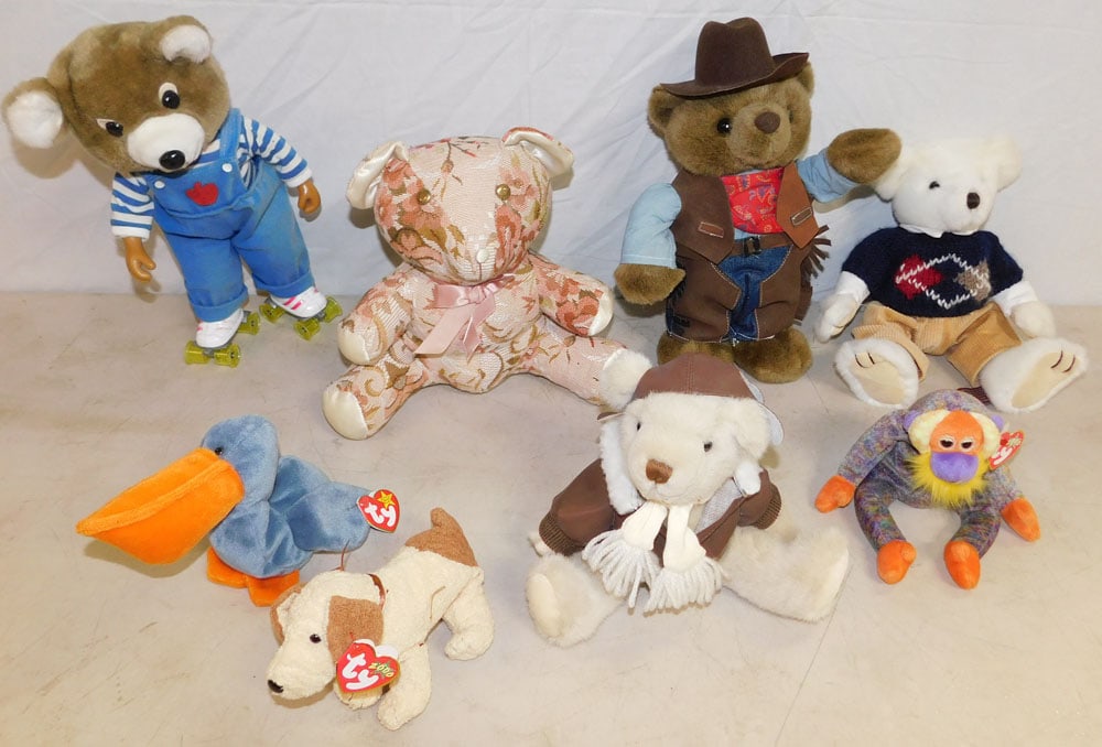 Lot Teddy Bears - Beanie Babies (1 of 3)