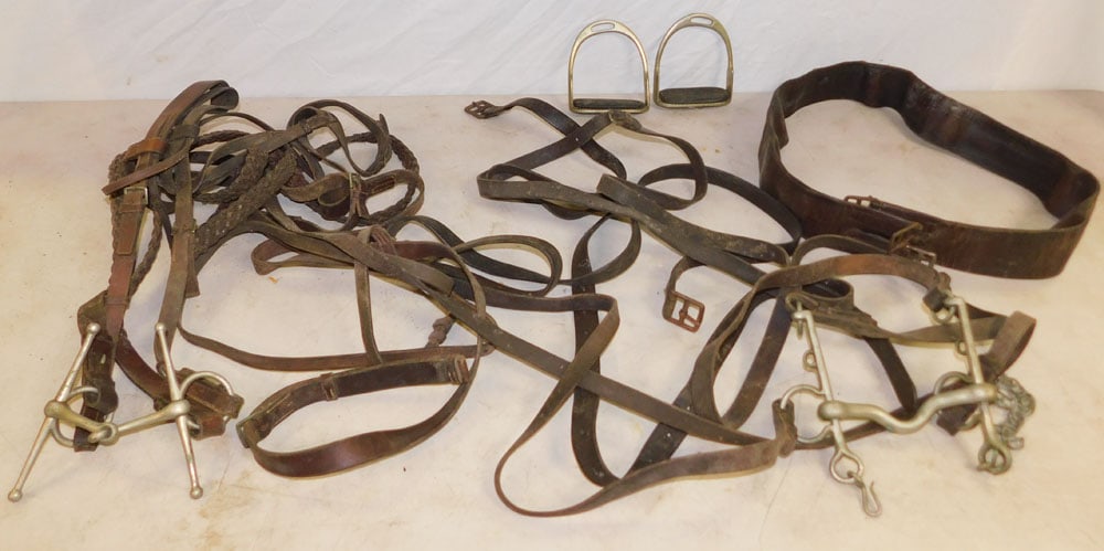 Lot Leather Equestrian Items (1 of 3)