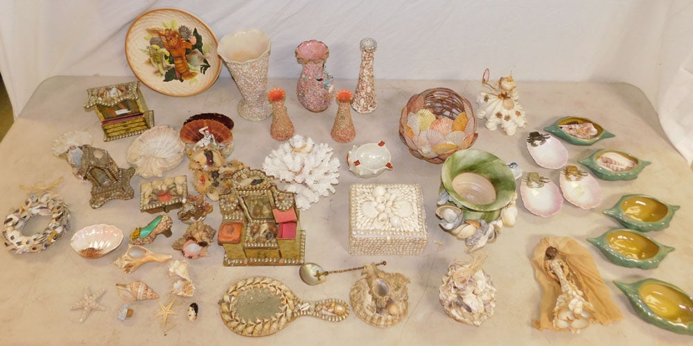Lot Sea Shell Decorated Items (1 of 8)