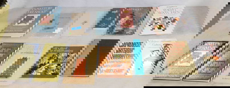 Lot Reference Books - Two Wallace Nutting: Lot Reference Books - Two Wallace Nutting. ALL DESCRIPTIONS AND ANY CONDITION STATEMENT GIVEN BY LANGSTON AUCTION GALLERY ARE STRICTLY OPINIONS AND LANGSTON'S SHALL HAVE NO RESPONSIBILITY FOR ERRORS O