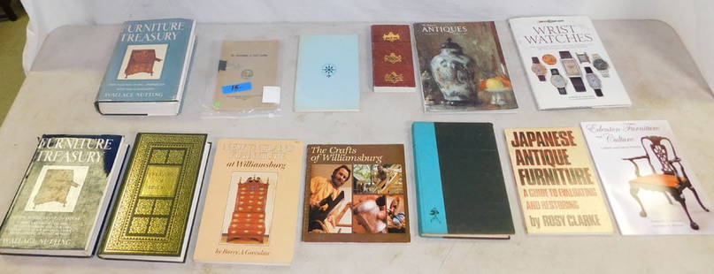 Lot Reference Books - Two Wallace Nutting: Lot Reference Books - Two Wallace Nutting. ALL DESCRIPTIONS AND ANY CONDITION STATEMENT GIVEN BY LANGSTON AUCTION GALLERY ARE STRICTLY OPINIONS AND LANGSTON'S SHALL HAVE NO RESPONSIBILITY FOR ERRORS O